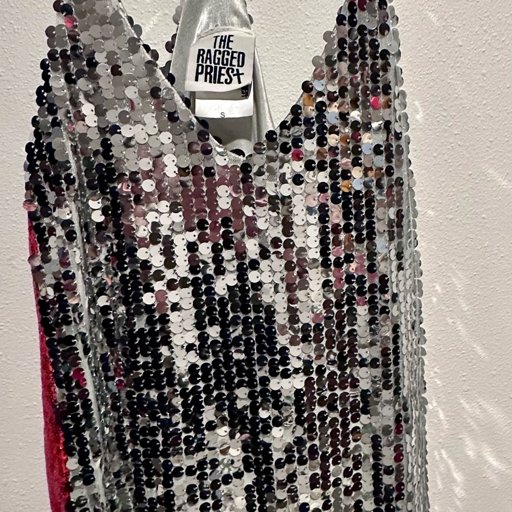 The Ragged Priest Metallic Sequin Top - Picture 3 of 8